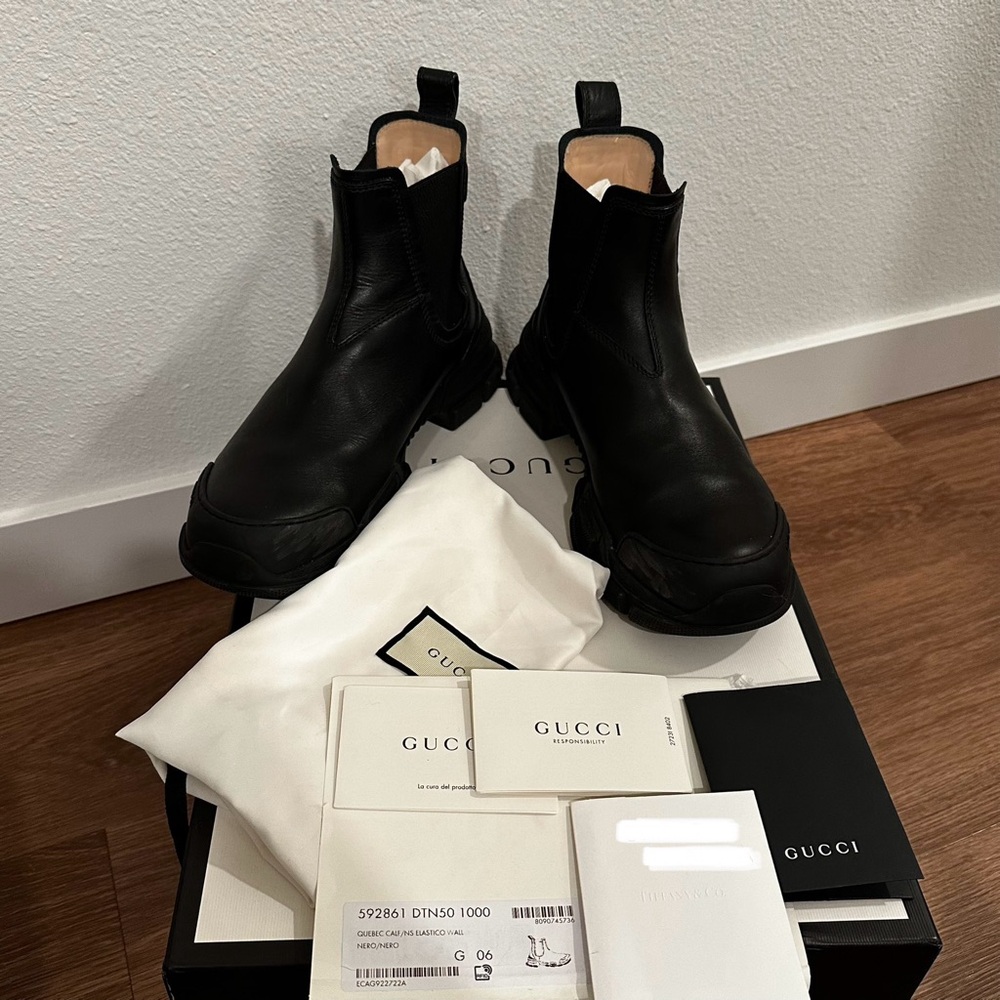 Gucci black boots